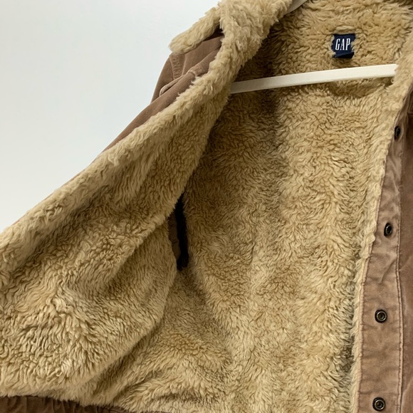 Vintage brown velvet with tan fur jacket - Picture 6 of 6